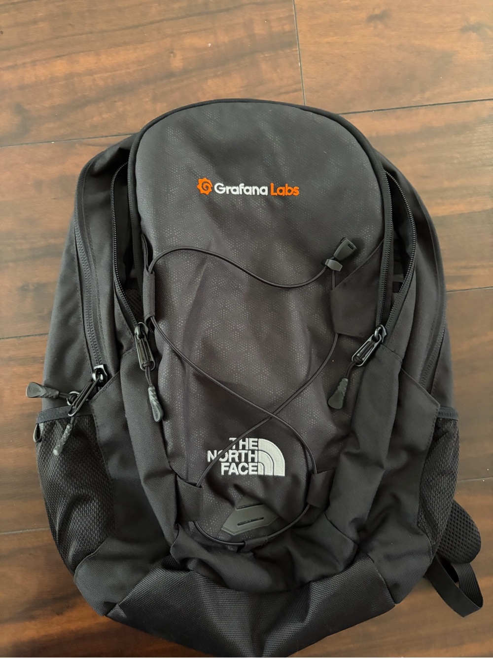New The North Face Black Backpack with company logo